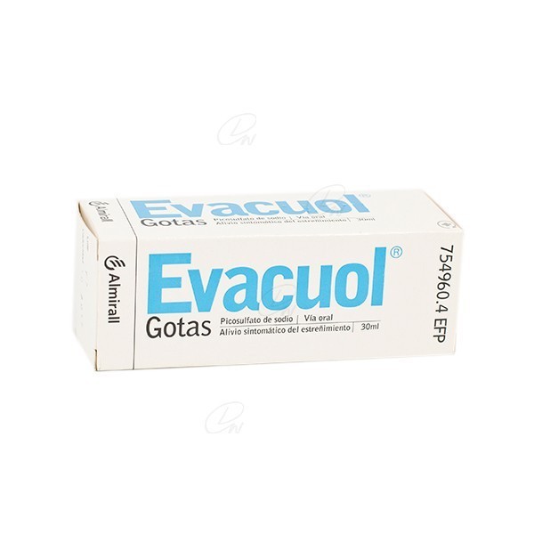 EVACUOL 7,5 mg/ml Gotas orales en solucion, 1 frasco de 30 ml