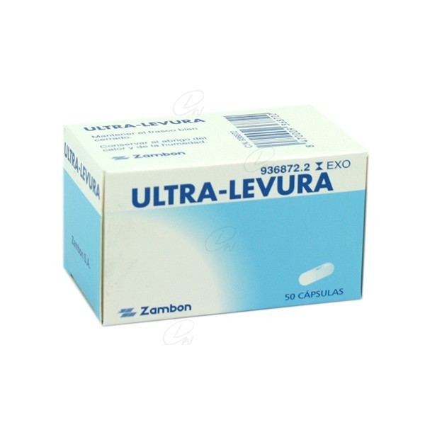 ULTRA-LEVURA 50 mg CAPSULAS DURAS, 50 capsulas