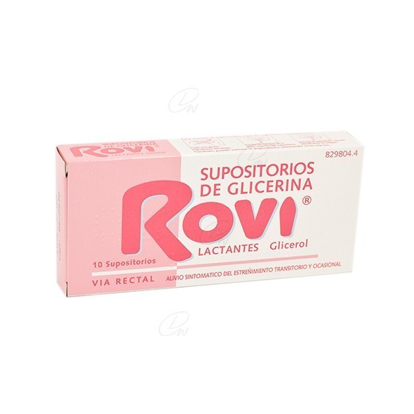 SUPOSITORIOS DE GLICERINA ROVI...