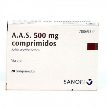 A.A.S. 500 mg COMPRIMIDOS,...
