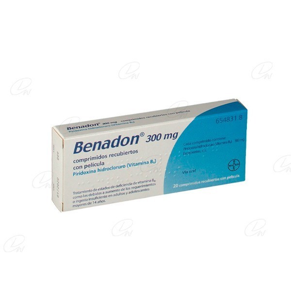 BENADON 300 mg COMPRIMIDOS...