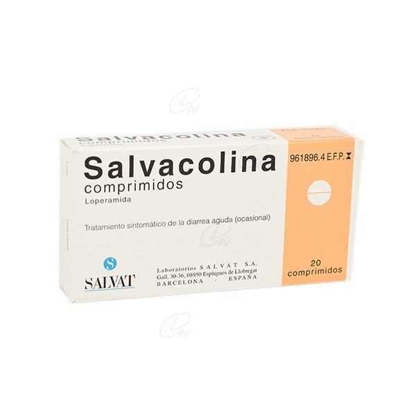 SALVACOLINA 2 mg COMPRIMIDOS, 20 comprimidos