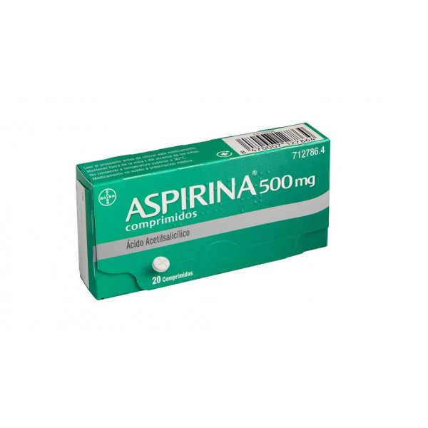 ASPIRINA 500 MG  20 comprimidos