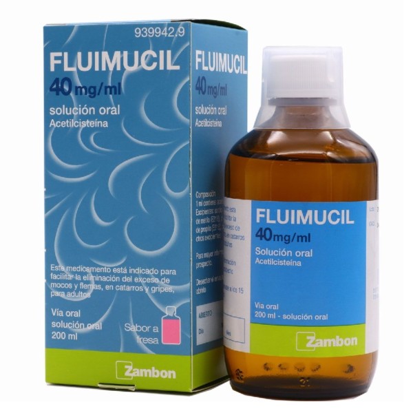 FLUIMUCIL 40mg/ml Solución Oral 1 frasco de 200 ml