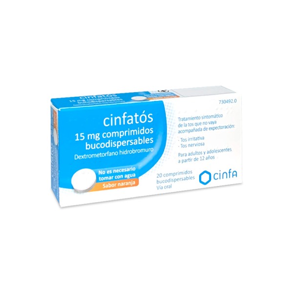 CINFATOS 15 mg 20 comprimidos...
