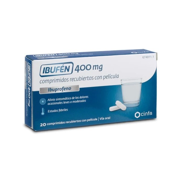 IBUFEN 400 mg COMPRIMIDOS RECUBIERTOS...