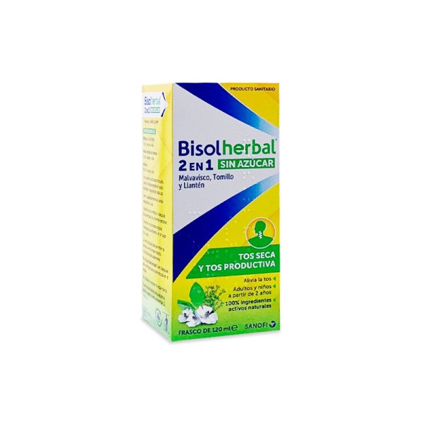 BISOLHERBAL 2 en 1 Sin Azúcar 120 ml