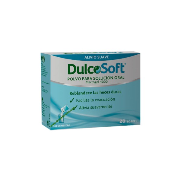 DULCOSOFT POLVO SOLUCION ORAL 20 sobres