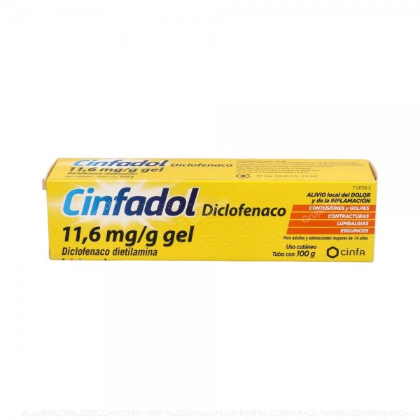 CINFADOL DICLOFENACO 11,6 mg/g GEL