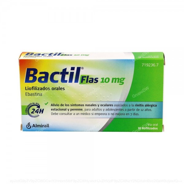 BACTIL FLAS 10 mg LIOFILIZADOS ORALES