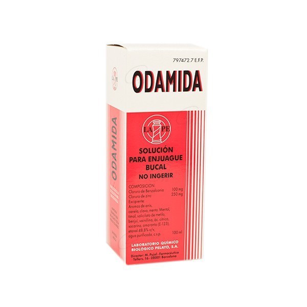ODAMIDA SOLUCION, 1 frasco de 135 ml