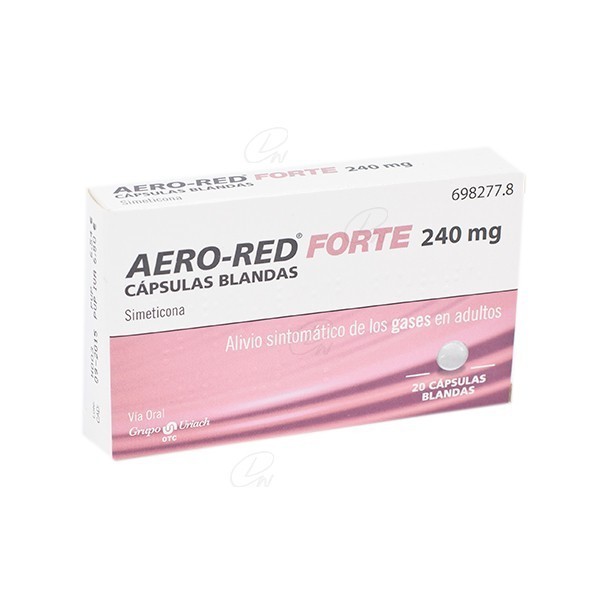 AERO-RED FORTE 240 mg CAPSULAS BLANDAS, 20 capsulas blandas