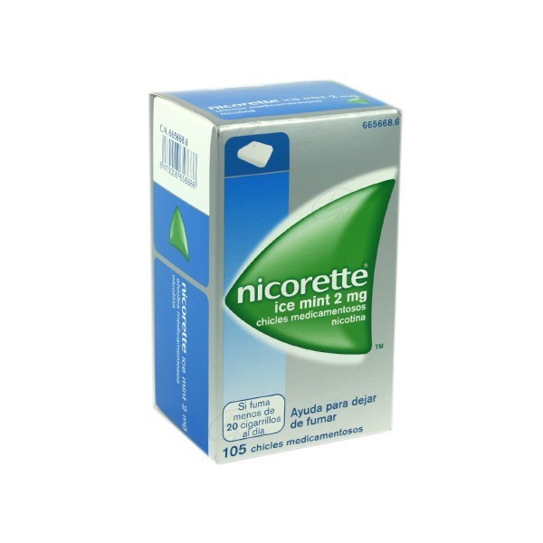 NICORETTE ICE MINT 2 mg CHICLES...