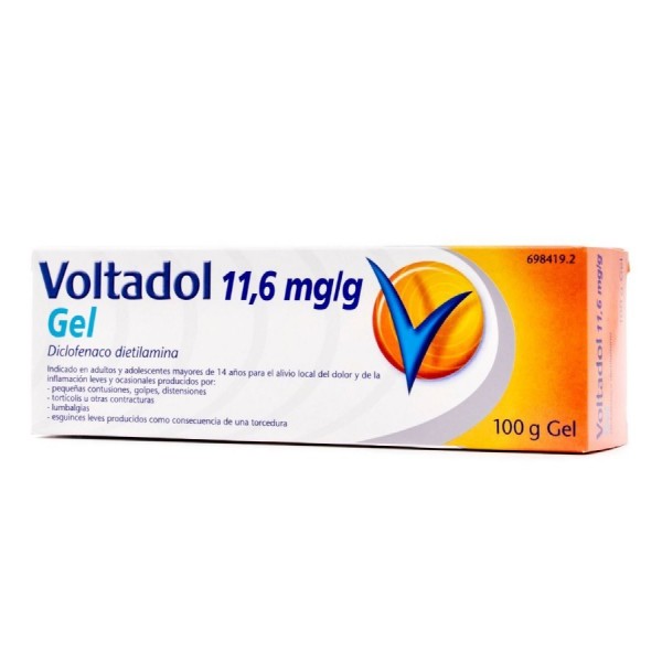 VOLTADOL 11,6 mg/g GEL, 100 g