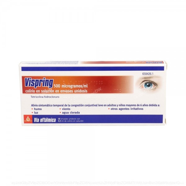 VISPRING 500 microgramos/ml COLIRIO...