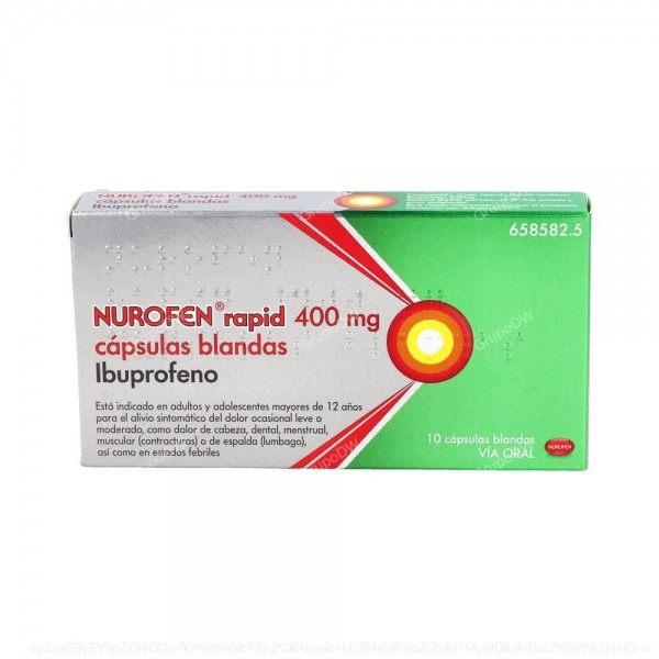 NUROFEN RAPID 400 mg CAPSULAS...