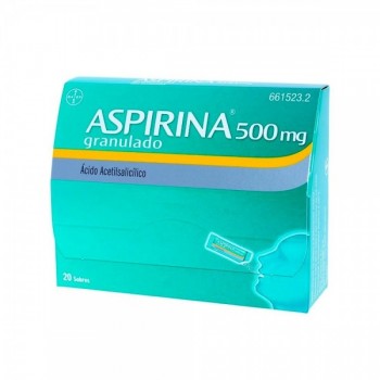 ASPIRINA 500 mg GRANULADO,...