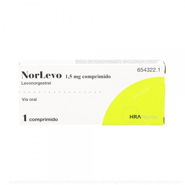 NORLEVO 1,5 mg COMPRIMIDO, 1 comprimido