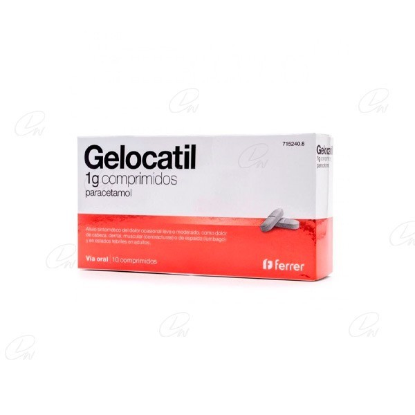 GELOCATIL 1 g 10 comprimidos