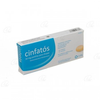 CINFATOS 10 mg PASTILLAS...