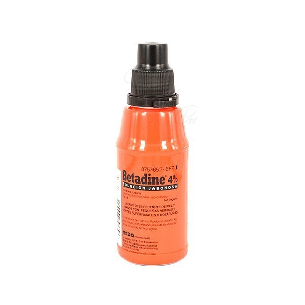 BETADINE JABONOSO 40 mg/ml SOLUCION...