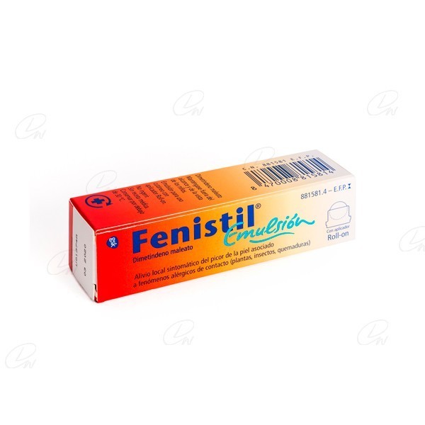 FENISTIL 1 mg/ml EMULSION CUTANEA, 1 frasco de 8 ml
