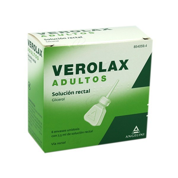 VEROLAX ADULTOS SOLUCION RECTAL, 6...