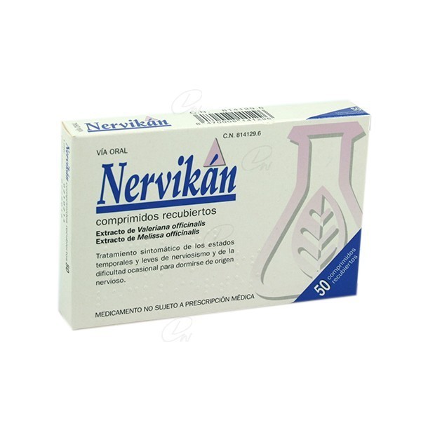 NERVIKAN COMPRIMIDOS RECUBIERTOS, 50...