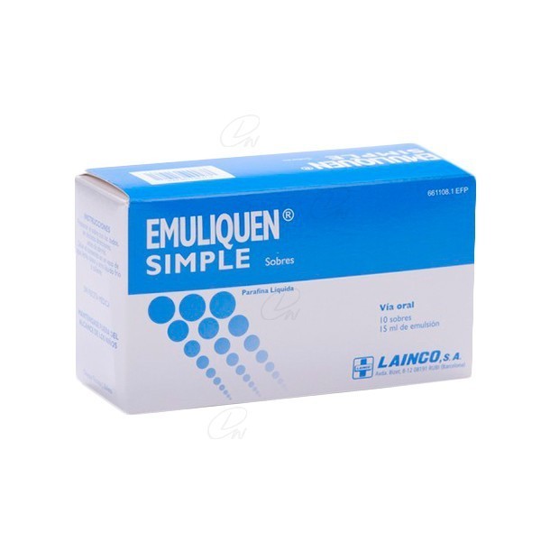 EMULIQUEN SIMPLE 7.173,9 mg EMULSION ORAL EN SOBRES, 10 sobres de 15 ml