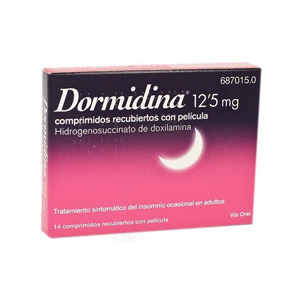 DORMIDINA DOXILAMINA 12,5 mg...