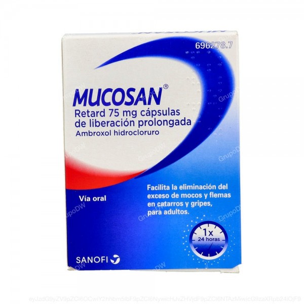 MUCOSAN RETARD 75 mg CAPSULAS DE LIBERACION PROLONGADA, 30 capsulas