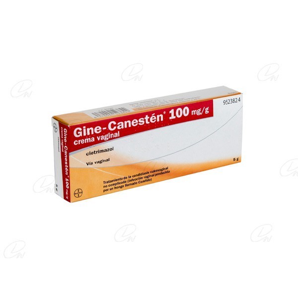 GINE-CANESTEN 100 mg/g CREMA VAGINAL, 1 tubo de 5 g