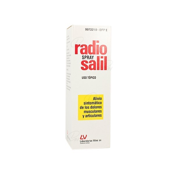 RADIO SALIL SPRAY SOLUCION PARA PULVERIZACION CUTANEA, 1 envase a presión de 130 ml