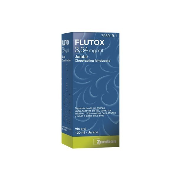 FLUTOX 3,54 mg/ml JARABE, 1 frasco de 120 ml