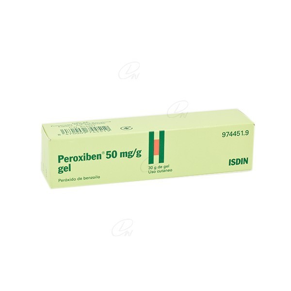 PEROXIBEN  50 mg/g GEL, 1 tubo de 30 g