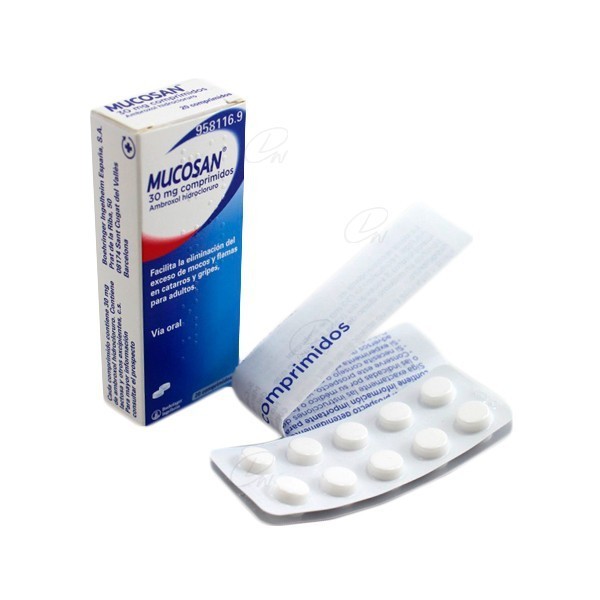 MUCOSAN 30 mg COMPRIMIDOS, 20 comprimidos